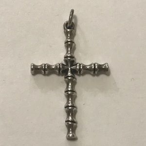 James avery Sterling bamboo cross pendant